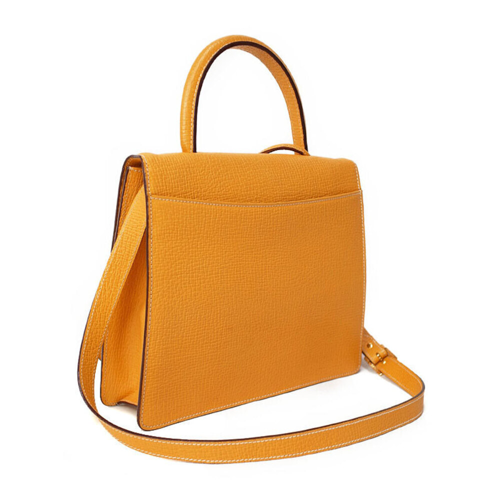 Loewe Barcelona Leather Bag 2way Handbag Shoulder
